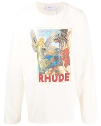 Rhude Graphic Logo Print T Shirt