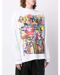 We11done Graphic Print Long Sleeve T Shirt