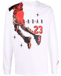 Jordan Graphic Print Long Sleeve T Shirt