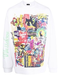 We11done Graphic Print Long Sleeve T Shirt
