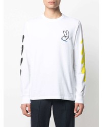PS Paul Smith Graphic Print Long Sleeved T Shirt