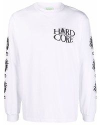 Aries Hardcore Print Long Sleeved T Shirt