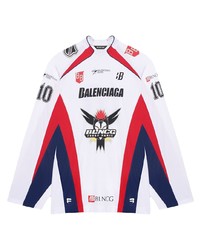 Balenciaga Hockey Panelled Long Sleeve T Shirt