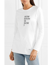 BLOUSE How Soon Is Now Printed Cotton Jersey Top