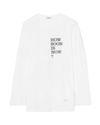 BLOUSE How Soon Is Now Printed Cotton Jersey Top