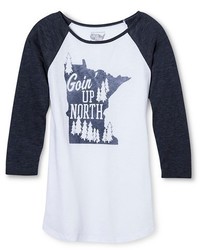 Local Pride By Todd Snyder For Target Minnesota Local Pride By Todd Snyder Goin Up North Raglan Tee White