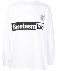 Facetasm Logo Print Crew Neck T Shirt