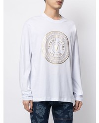 VERSACE JEANS COUTURE Logo Print Long Sleeve T Shirt