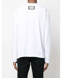 Just Cavalli Logo Print Long Sleeve T Shirt