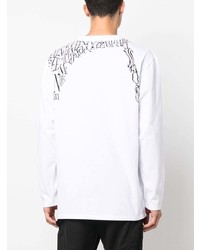 Alexander McQueen Logo Print Long Sleeve T Shirt
