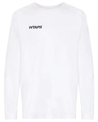 WTAPS Logo Print Long Sleeve T Shirt