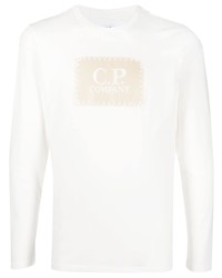 C.P. Company Logo Print Long Sleeve T Shirt