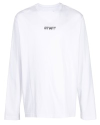 Off Duty Logo Print Long Sleeve T Shirt