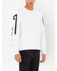 Ferragamo Logo Print Long Sleeved T Shirt