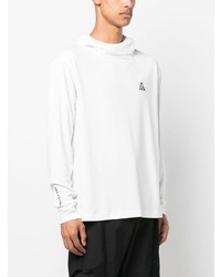 Nike Logo Print Long Sleeved T Shirt