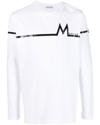 Moncler Logo Print Long Sleeved T Shirt