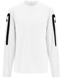 Ferragamo Logo Print Long Sleeved T Shirt