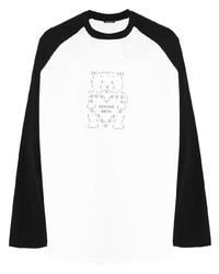Ground Zero Logo Print Long Sleeved T Shirt