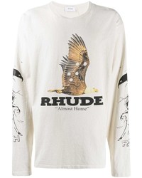 Rhude Logo Print Top
