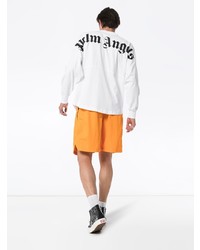 Palm Angels Logo Printed T Shirt