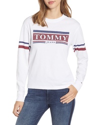 Tommy Jeans Logo Stripe Tee
