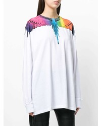 Marcelo Burlon County of Milan Long Sleeve Rainbow T Shirt