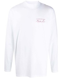 Martine Rose Long Sleeved Logo T Shirt