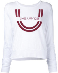 The Upside Longsleeved Logo Print T Shirt