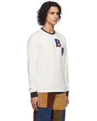 Noah Off White Baracuta Edition Ringer T Shirt