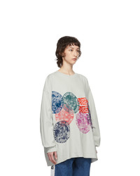 Some Ware Off White Flower Circle New Body Long Sleeve T Shirt