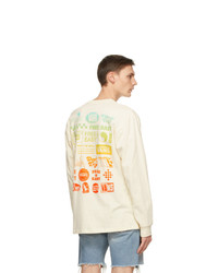 Vans Off White Free And Easy Edition Logo Long Sleeve T Shirt