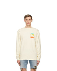 Vans Off White Free And Easy Edition Logo Long Sleeve T Shirt
