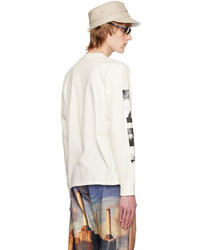 Undercover Off White Printed Long Sleeve T Shirt