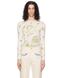 Carne Bollente Off White Printed Long Sleeve T Shirt