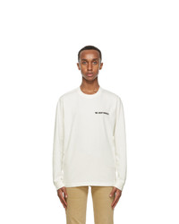 Nudie Jeans Off White Some Collage Rudi Long Sleeve T Shirt