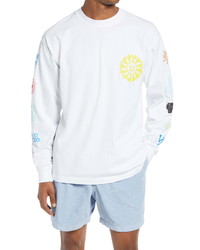 Obey Peace Justice Equality Long Sleeve Graphic Tee