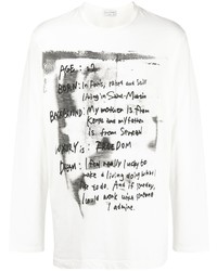 Yohji Yamamoto Pigt Long Sleeve T Shirt