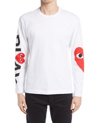 Comme des Garcons Play Long Sleeve Graphic Tee