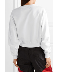 Off-White Printed Cotton Jersey Sweatshirt
