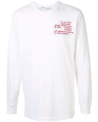 Off-White Printed Long Sleeve T Shirt