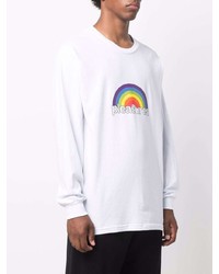 Pleasures Rainbow Print Long Sleeved T Shirt