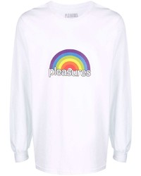 Pleasures Rainbow Print Long Sleeved T Shirt