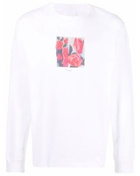 Soulland Rose Long Sleeved Organic Cotton T Shirt