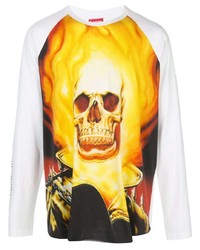 Supreme Skull Print T Shirt