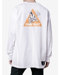 Unravel Project Skull Skate Print Long Sleeve T Shirt