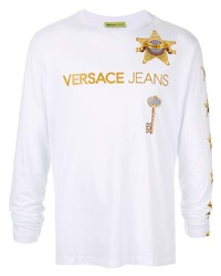 VERSACE JEANS COUTURE Star Print Long Sleeve T Shirt