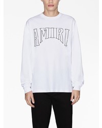 Amiri Sun Logo Print Long Sleeve T Shirt