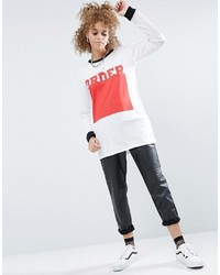 Asos T Shirt With Order Print And Super Long Sleeve