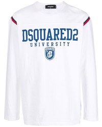 DSQUARED2 University Print Long Sleeve T Shirt