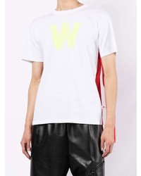 Walter Van Beirendonck W Sleeves Logo Print T Shirt